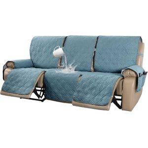 Turquoize 100% waterproof recliner sofa cover, 3 seater, stone blue NWT